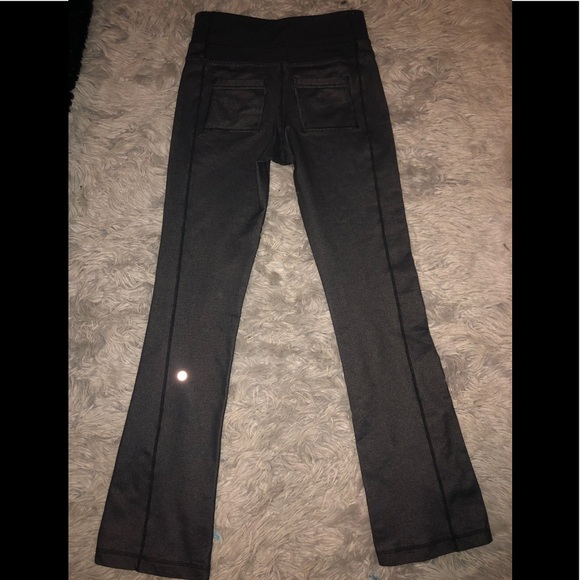RARE NWOT Lululemon denim flare leggings